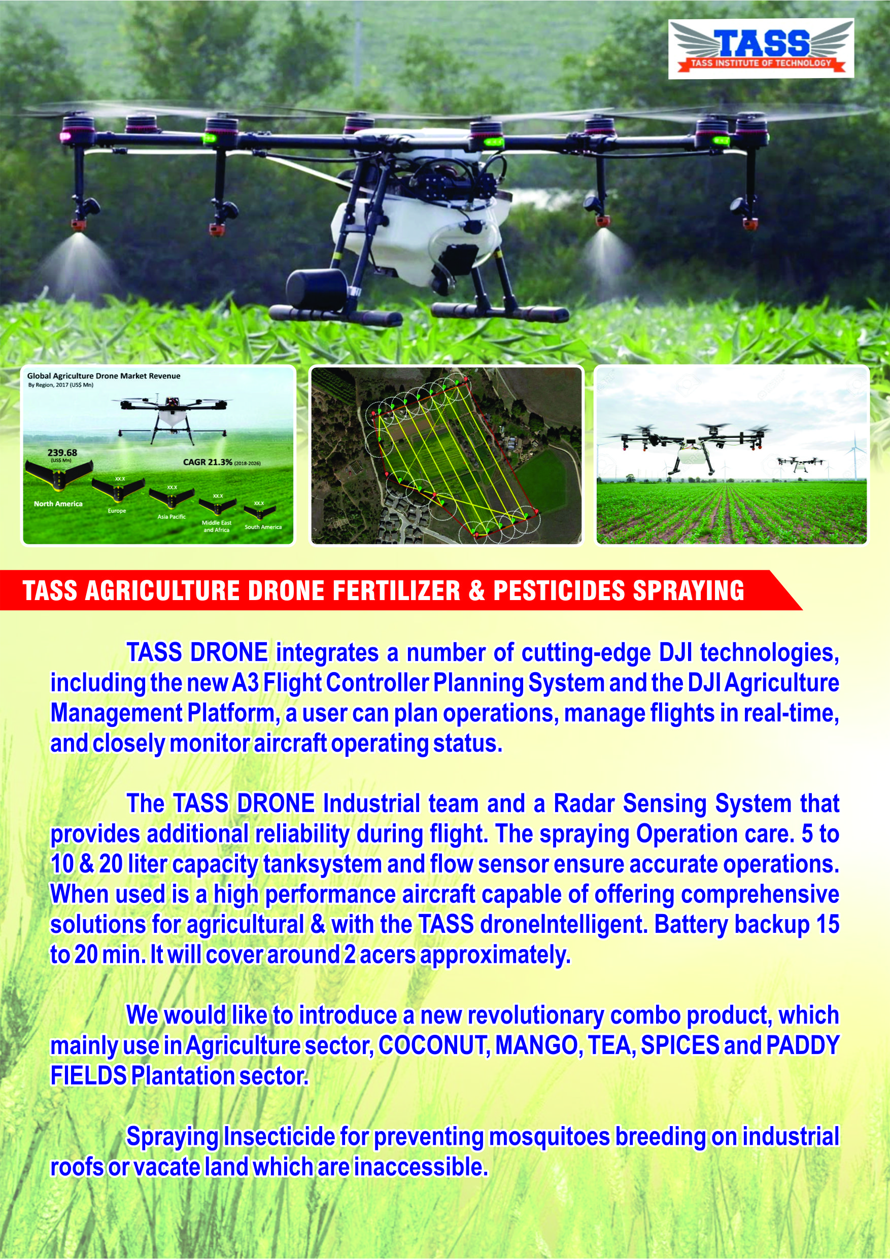 AGRICULTURE DRONE TASS