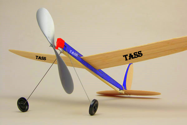 RUBBER POWER BALSA WOOD GLIDER